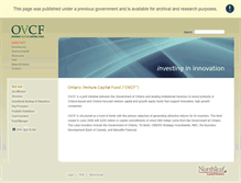 Tablet Screenshot of ovcf.com