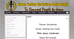 Desktop Screenshot of ovcf.org
